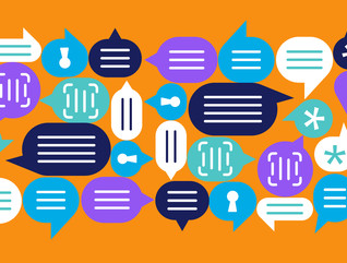 speech bubbles illustration