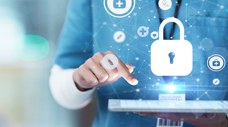 Medical cybersecurity virtual hologram